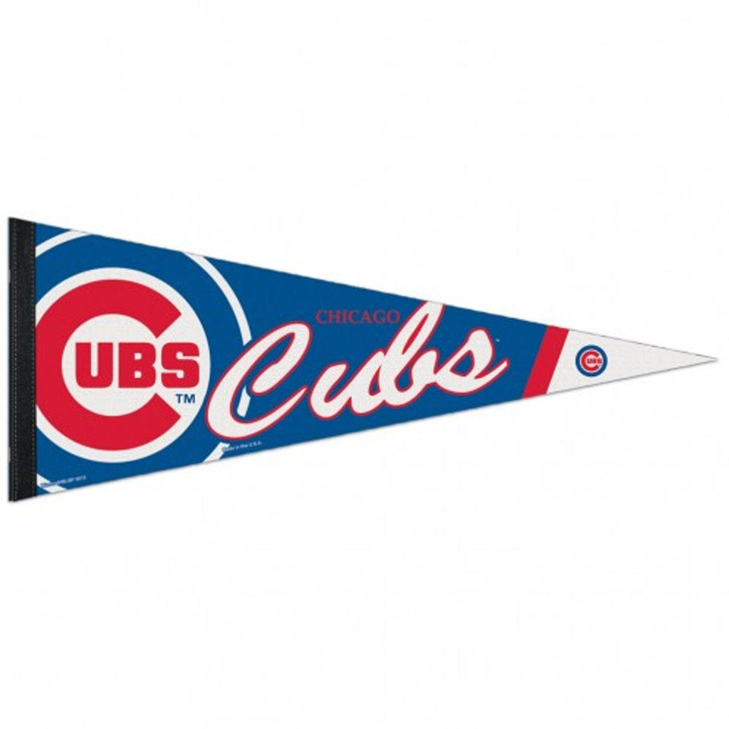 Pennant 12x30 Premium Chicago Cubs Pennant 12x30 Premium Style 032085853998