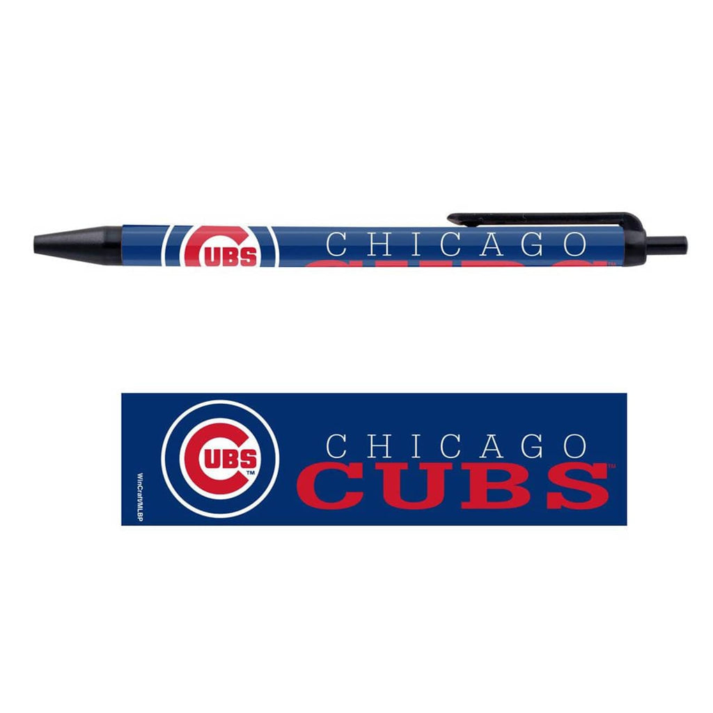 Pens Click Style 5 Pack Chicago Cubs Pens 5 Pack 032085656575