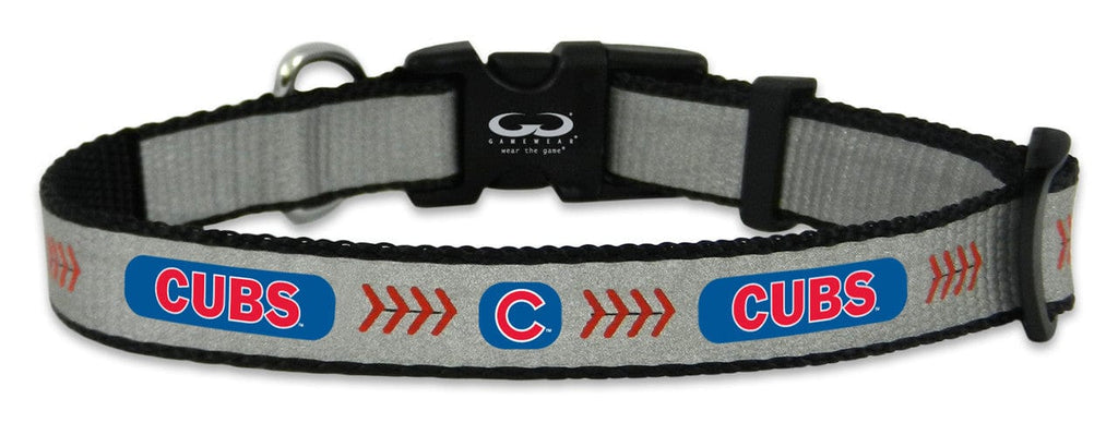 Chicago Cubs Chicago Cubs Pet Collar Reflective Baseball Size Small CO 844214058941