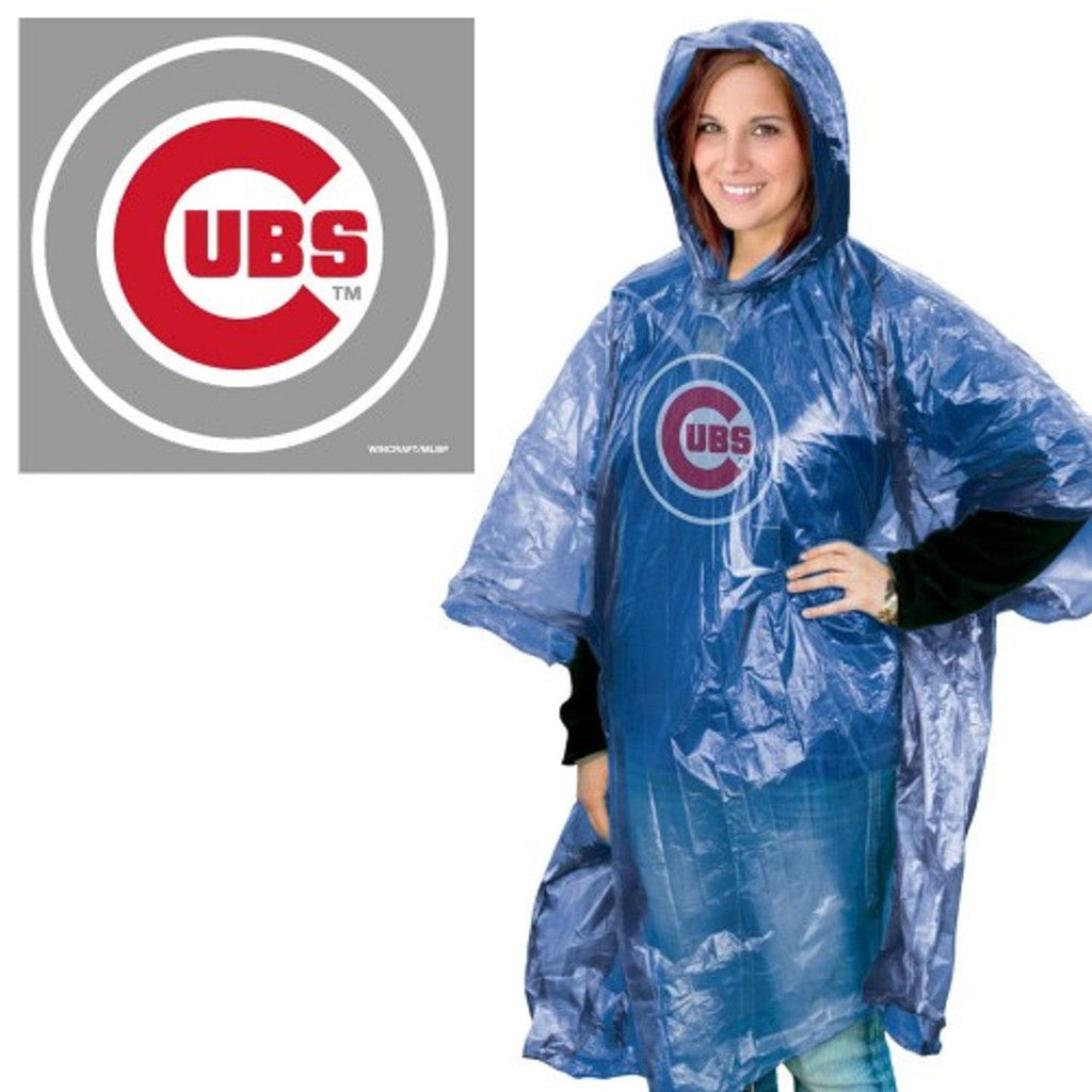 Rain Ponchos Chicago Cubs Rain Poncho 099606253958