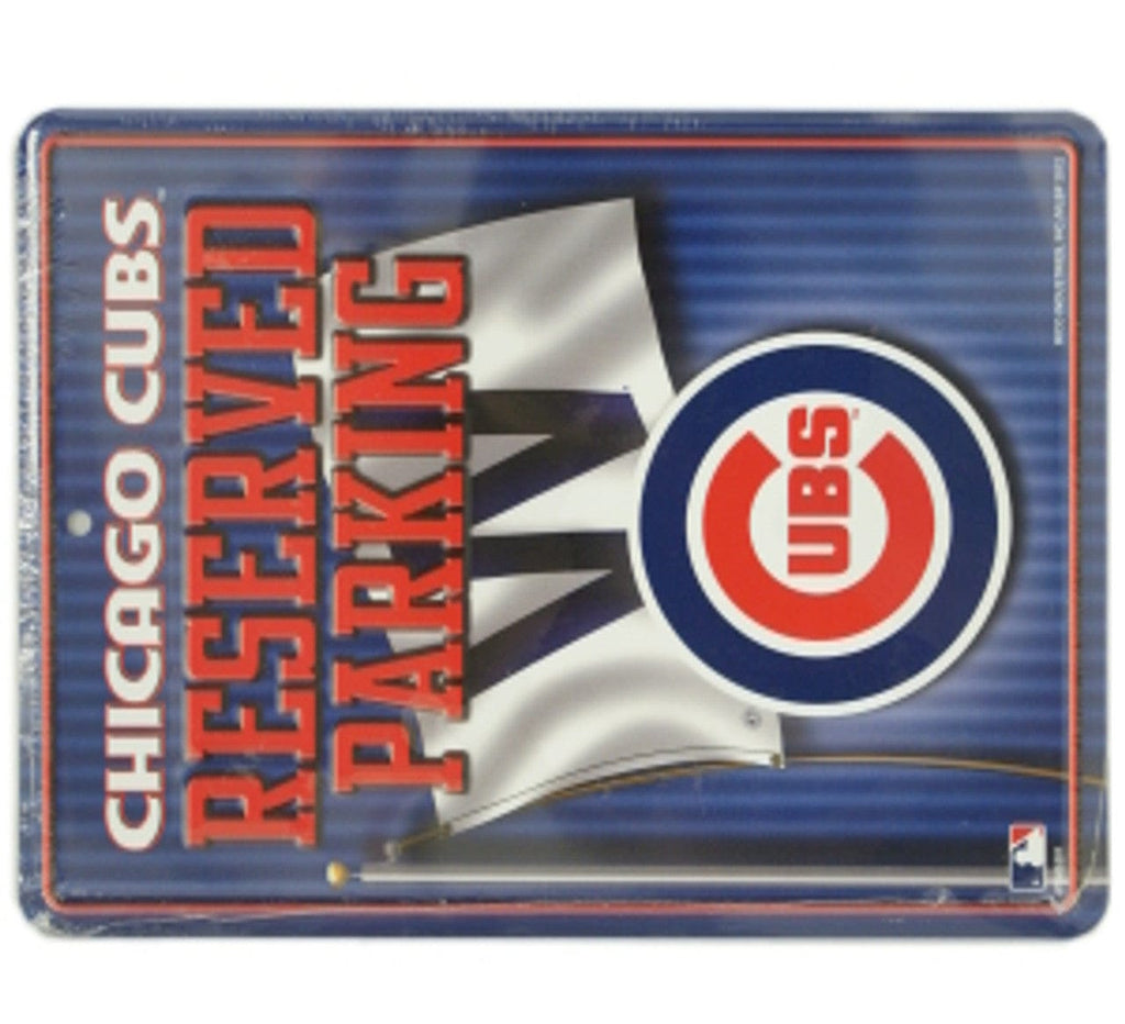 Sign Metal Parking Chicago Cubs Sign Metal Parking 094746550080