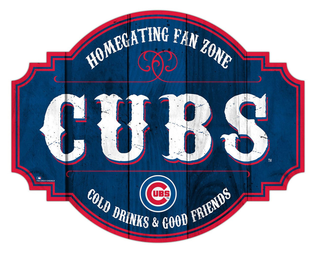 Signs Chicago Cubs Sign Wood 12 Inch Homegating Tavern 878461185396