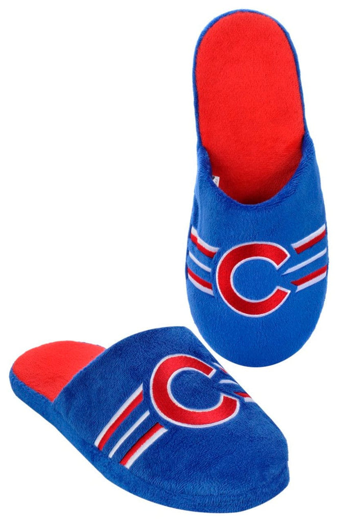 Chicago Cubs Chicago Cubs Slippers - Mens Stripe (12 pc case) CO 884966177361