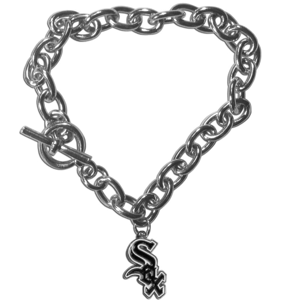 Chicago White Sox Chicago White Sox Bracelet Chain Link Style CO 754603369452