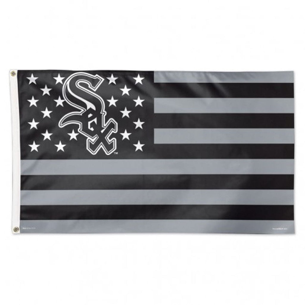 Flag 3x5 Chicago White Sox Flag 3x5 Deluxe Style Stars and Stripes Design 032085027481