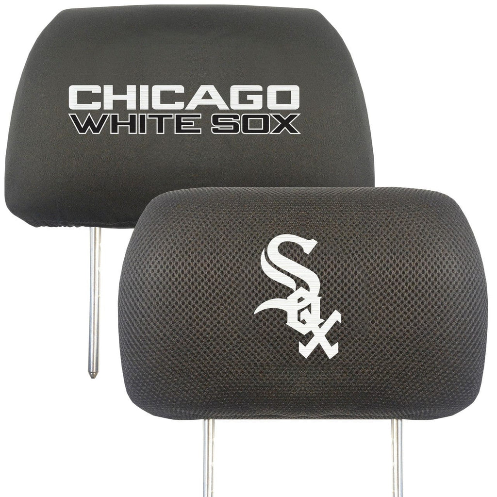 Auto Headrest Covers Chicago White Sox Headrest Covers FanMats 842989025335
