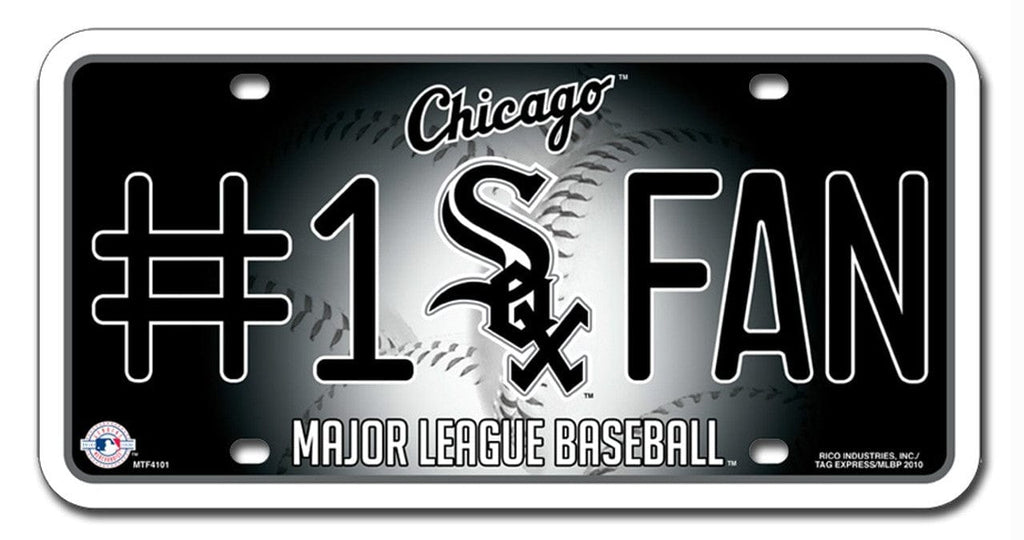 License Plate #1 Fan Chicago White Sox License Plate #1 Fan 094746283315