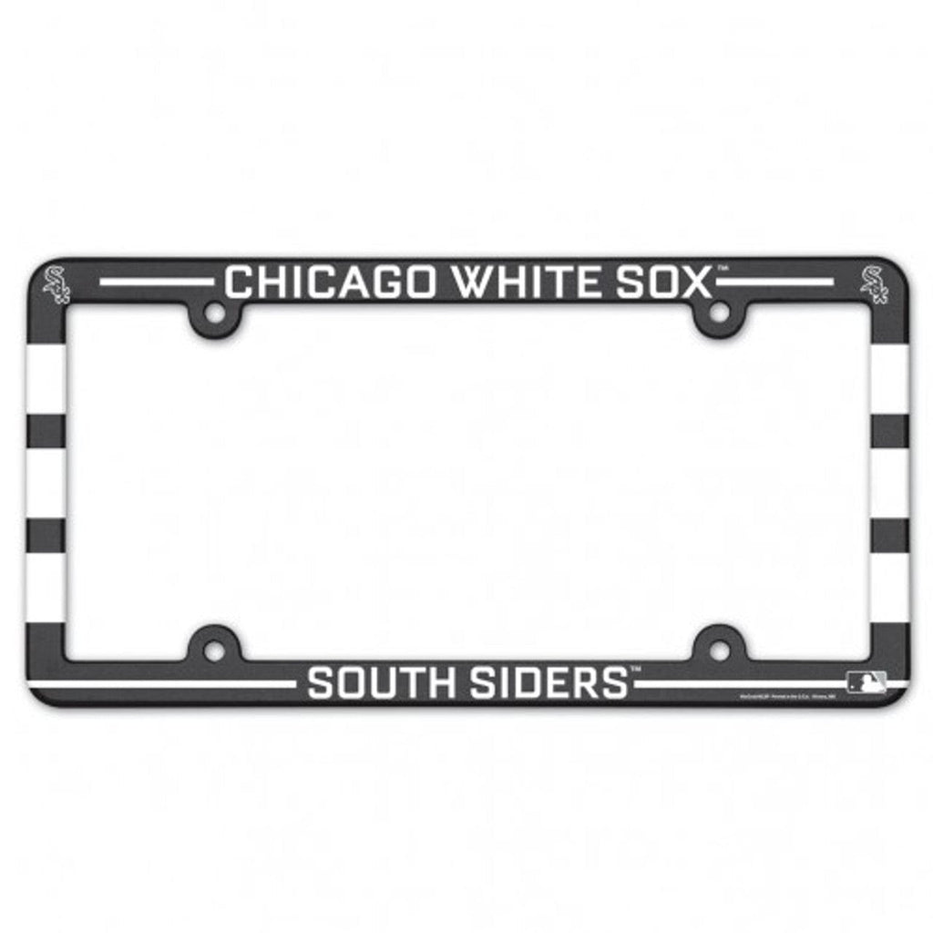License Frame Plastic Chicago White Sox License Plate Frame - Full Color 032085951311