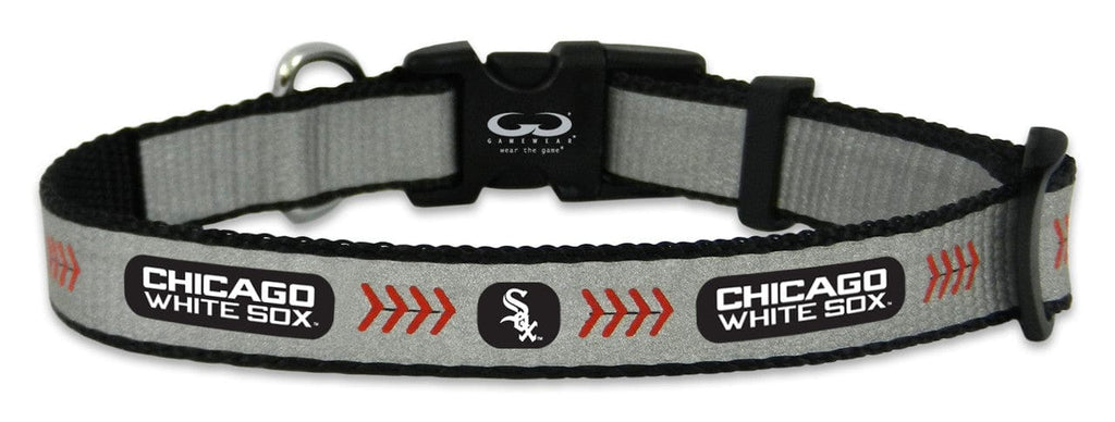 Chicago White Sox Chicago White Sox Pet Collar Reflective Baseball Size Toy CO 844214058972