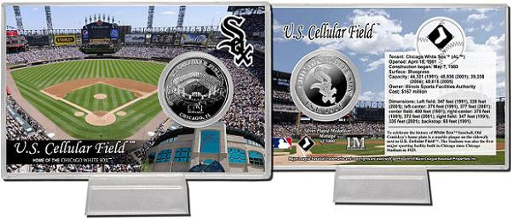 Collectable Coin Misc. Chicago White Sox US Cellular Field Silver Plate Coin Card 633204687380