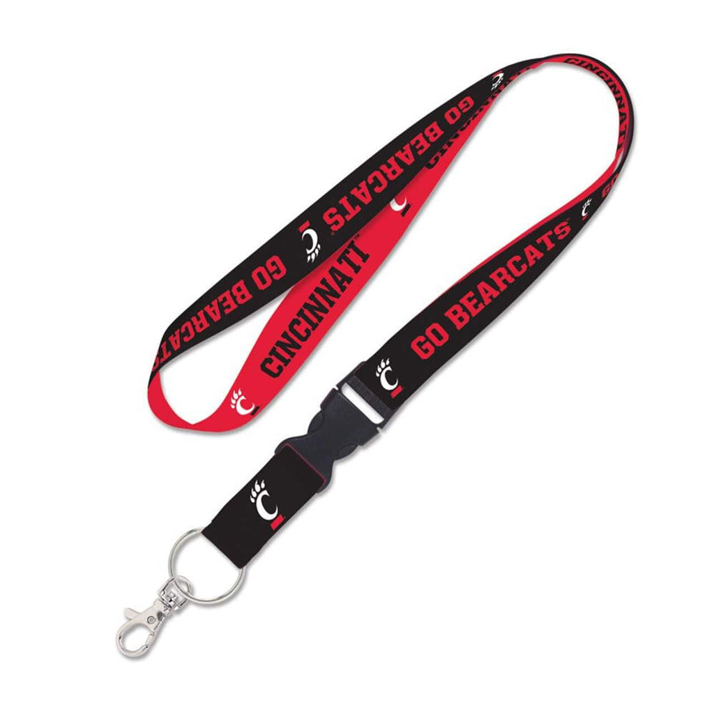 Cincinnati Bearcats Cincinnati Bearcats Lanyard with Detachable Buckle Slogan Design Special Order 194166129535