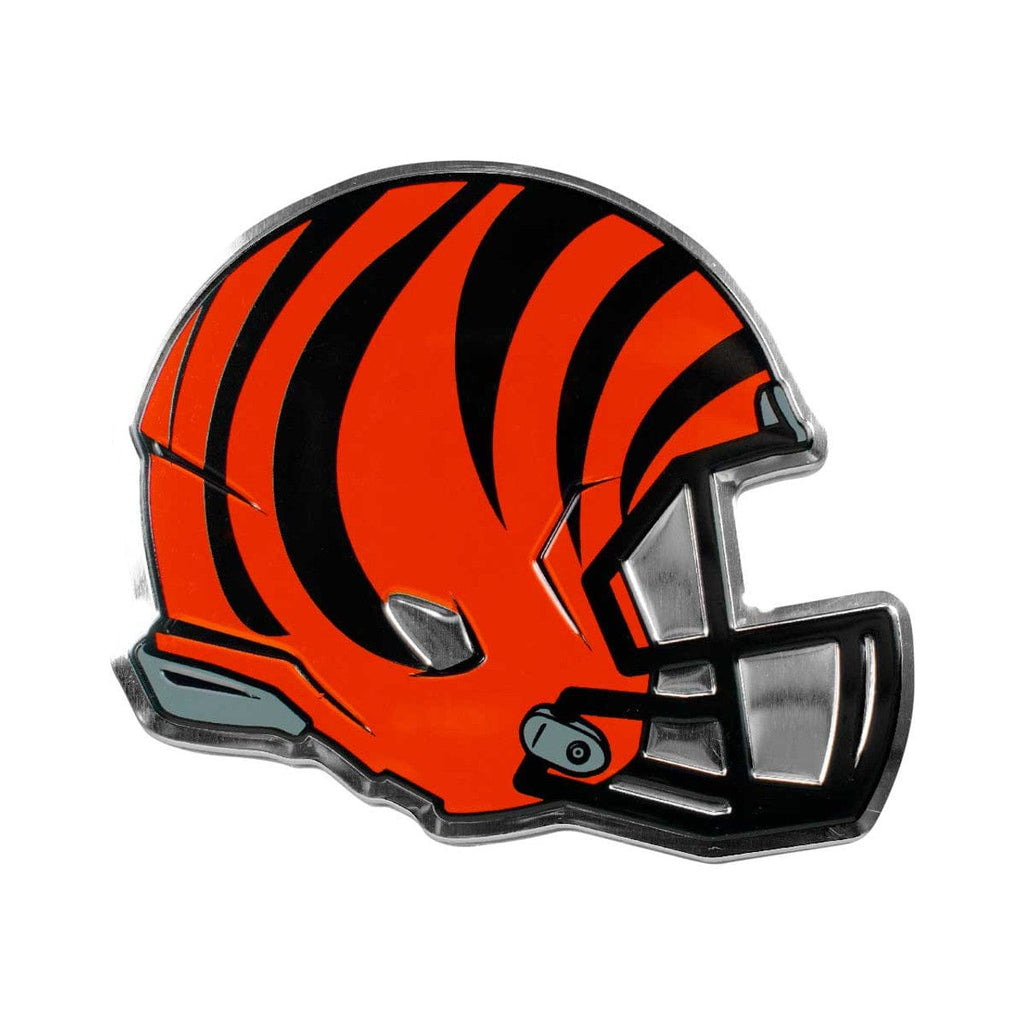 Auto Emblem Color Cincinnati Bengals Auto Emblem - Helmet - (Promark) 681620849073