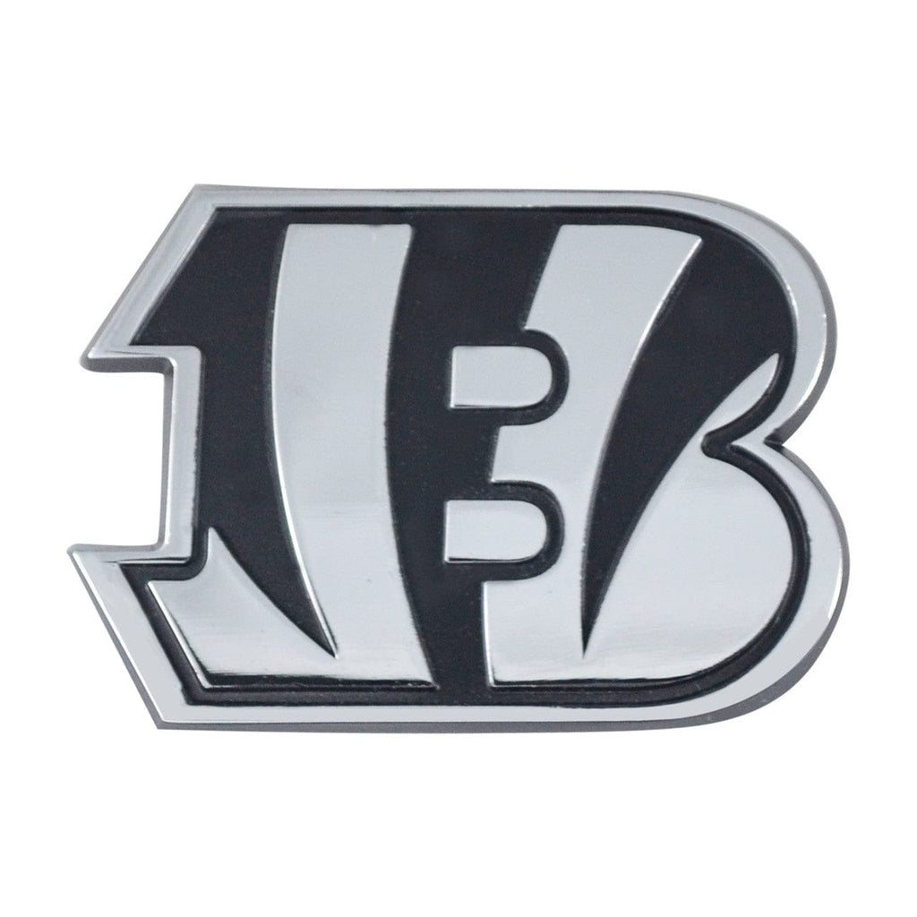 Cincinnati Bengals Cincinnati Bengals Auto Emblem Premium Metal Chrome 842281113945