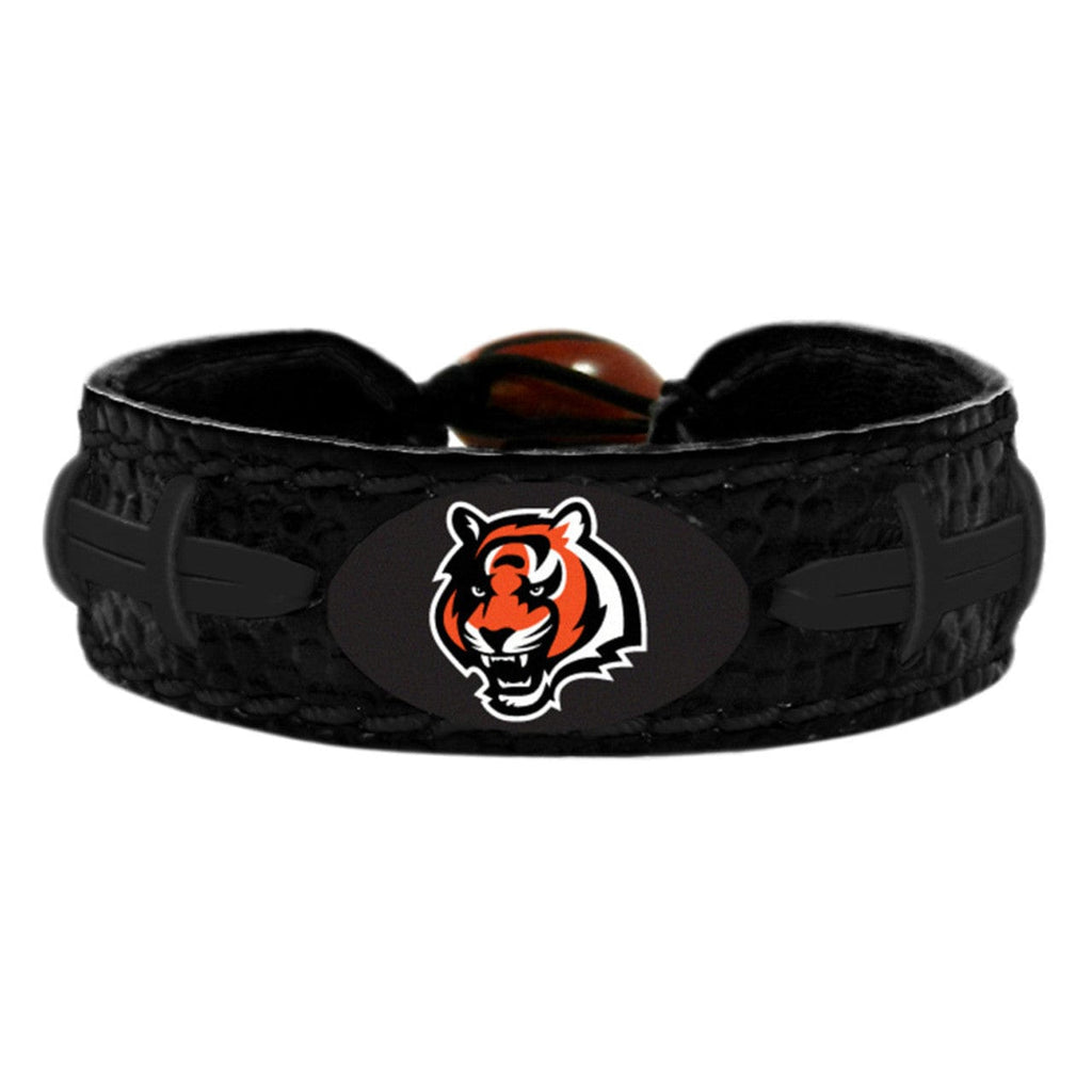 Cincinnati Bengals Cincinnati Bengals Bracelet Team Color Tonal Black Football CO 637057056850