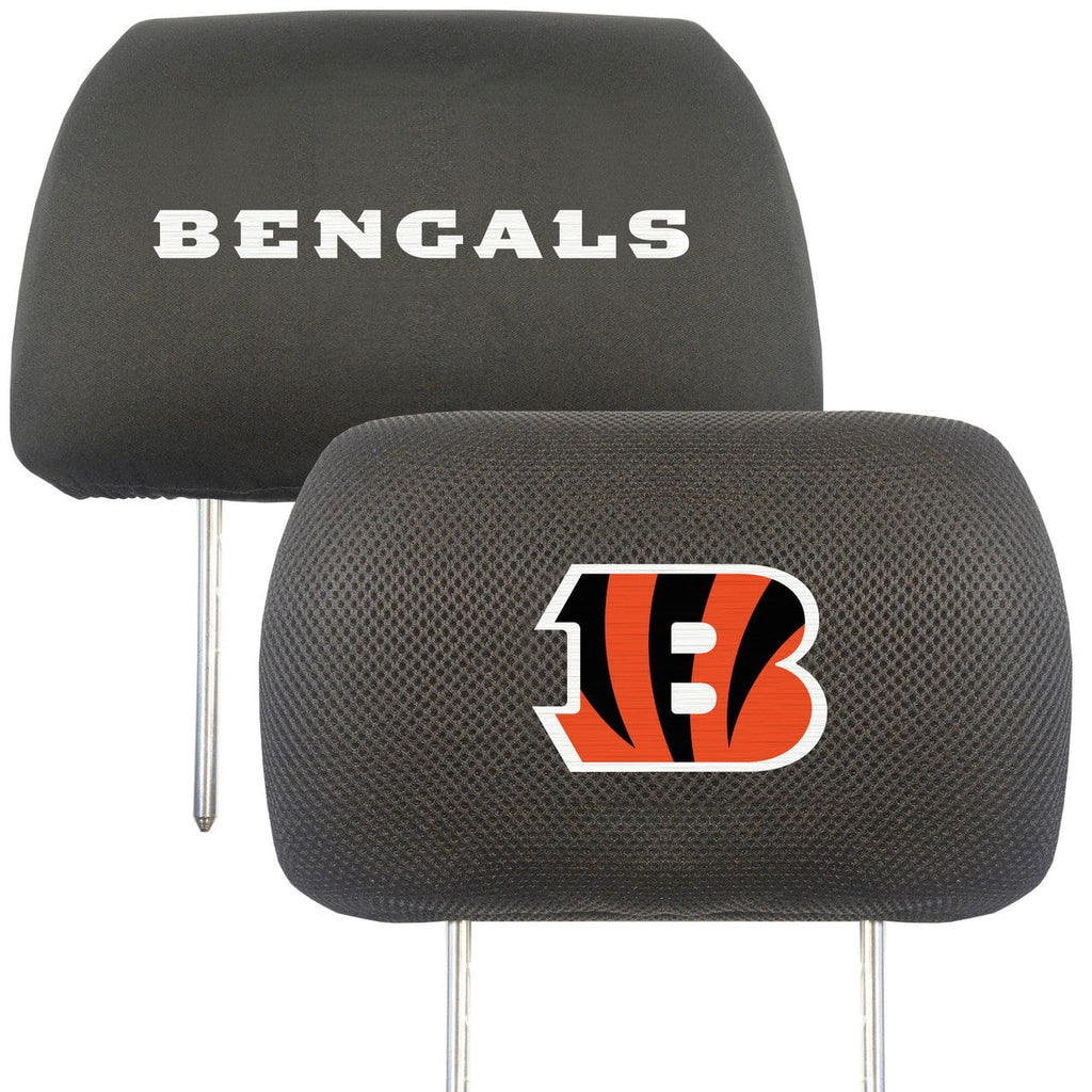 Auto Headrest Covers Cincinnati Bengals Headrest Covers FanMats 842989024949