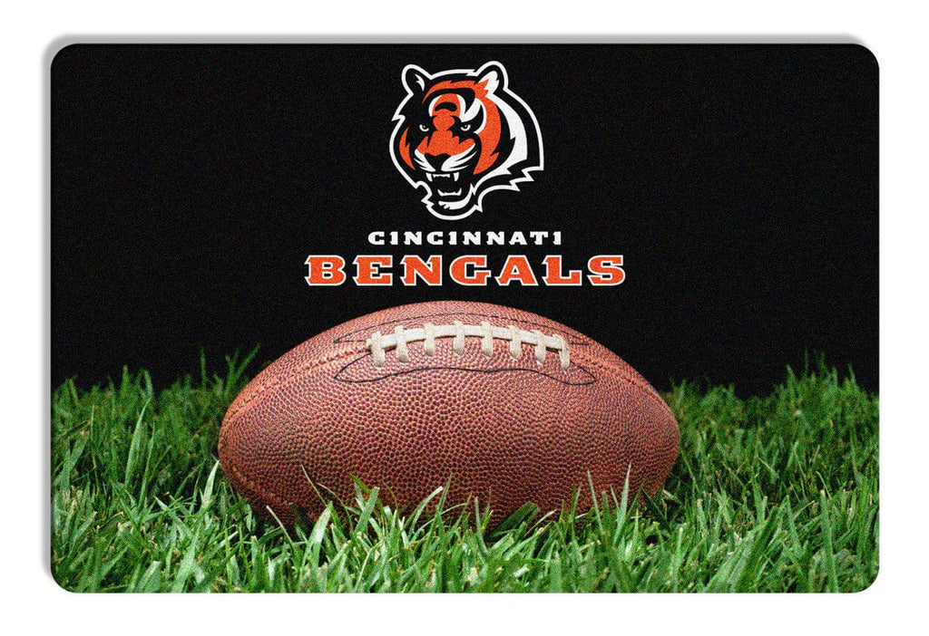 Cincinnati Bengals Cincinnati Bengals Pet Bowl Mat Classic Football Size Large CO 844214071155