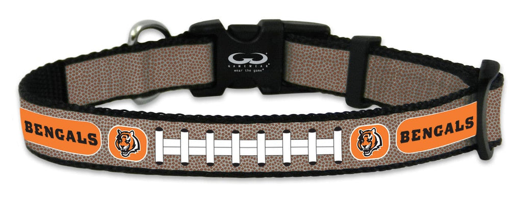 Pet Fan Gear Collar Cincinnati Bengals Pet Collar Reflective Football Size Toy 844214068926