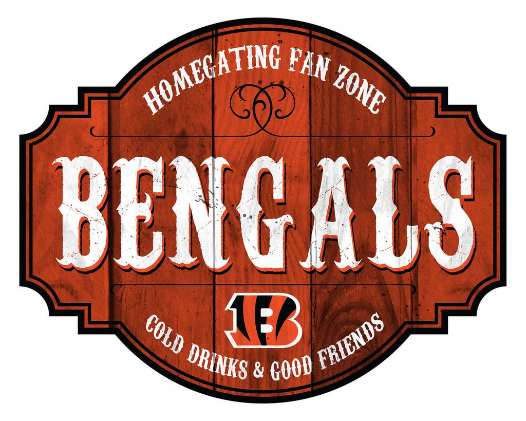 Signs Cincinnati Bengals Sign Wood 12 Inch Homegating Tavern 878461181442
