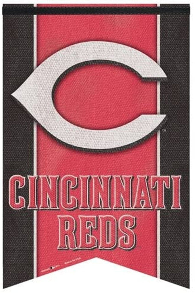 Pennant 17x26 Cincinnati Reds Banner 17x26 Pennant Style Premium Felt 032085490360