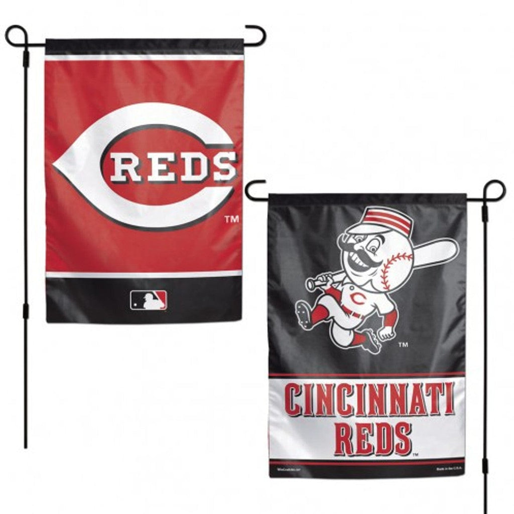 Flags 12x18 Cincinnati Reds Flag 12x18 Garden Style 2 Sided 032085162281