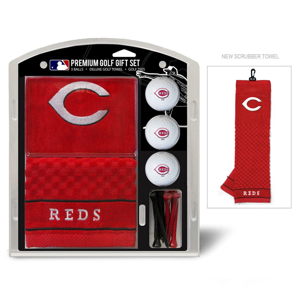 Golf Gift Set with Towel Cincinnati Reds Golf Gift Set with Embroidered Towel - Special Order 637556956200