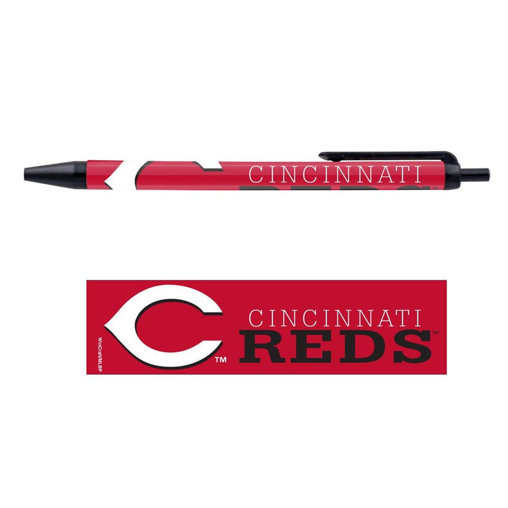 Pens Click Style 5 Pack Cincinnati Reds Pens 5 Pack 032085656766