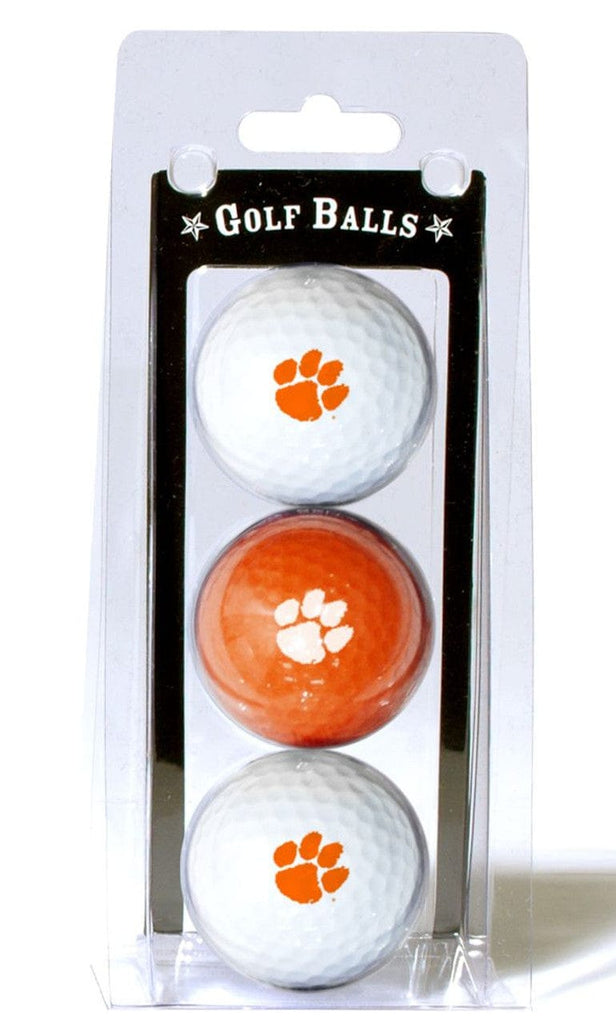 Golf Balls 3 Pack Clemson Tigers 3 Pack of Golf Balls - Special Order 637556206053