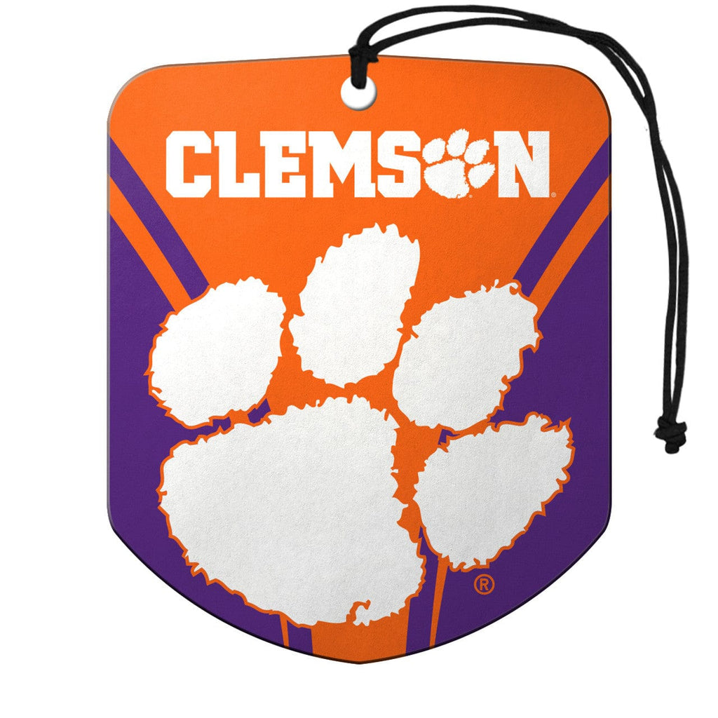 Air Fresheners Clemson Tigers Air Freshener Shield Design 2 Pack 681620556148