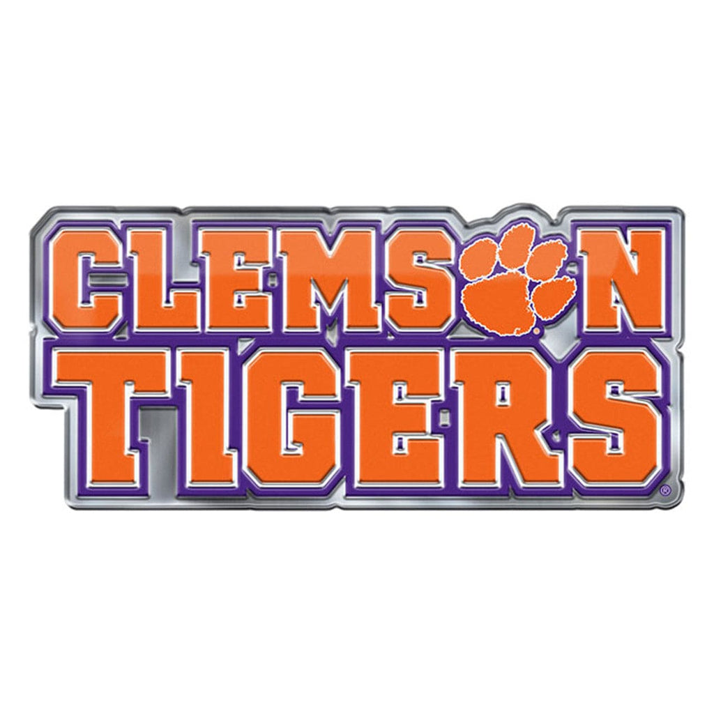 Auto Emblem Color Clemson Tigers Auto Emblem Color Alternate Logo 681620267143