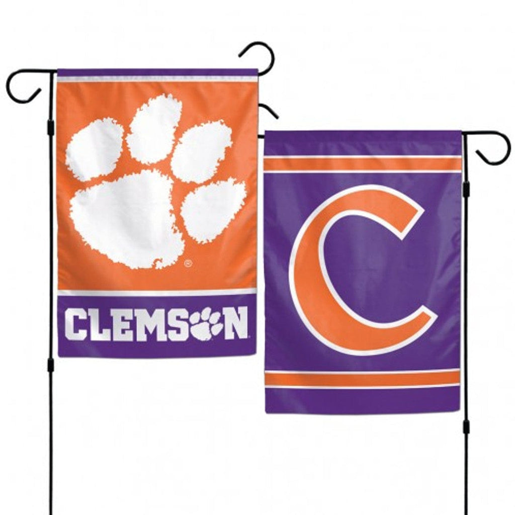 Flags 12x18 Clemson Tigers Flag 12x18 Garden Style 2 Sided 032085164070