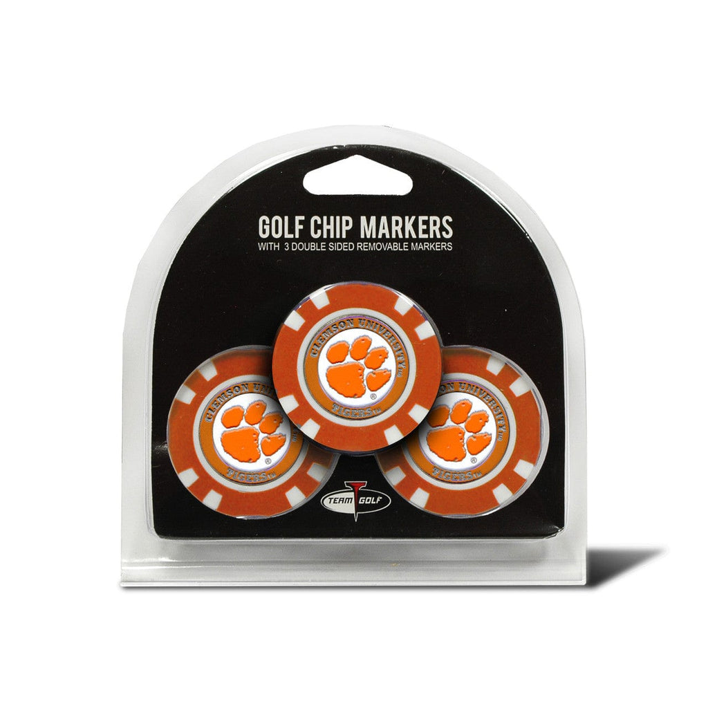 Golf Chip with Marker 3 Pack Clemson Tigers Golf Chip with Marker 3 Pack 637556206886