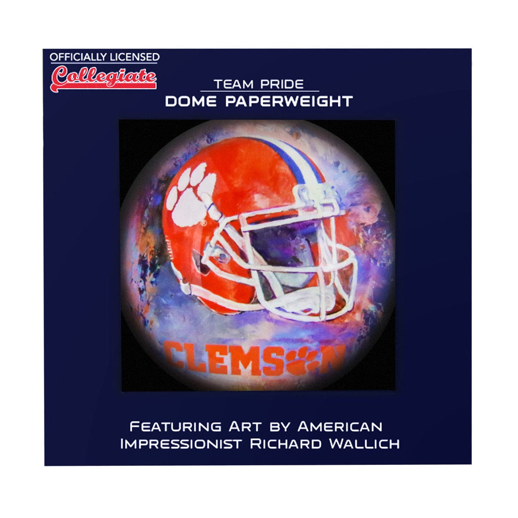 Paperweight Domed Clemson Tigers Paperweight Domed 810079446537
