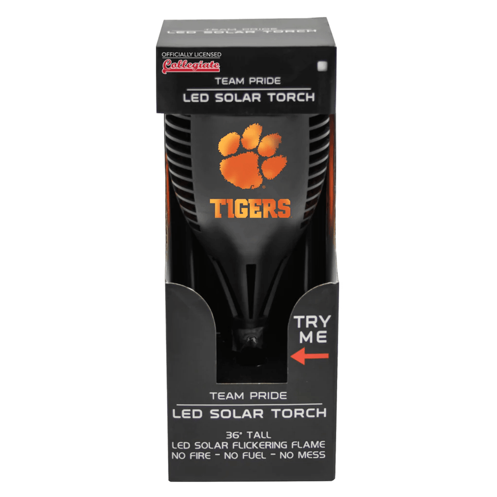 LED Solar Torch Clemson Tigers Solar Torch LED 810028052178