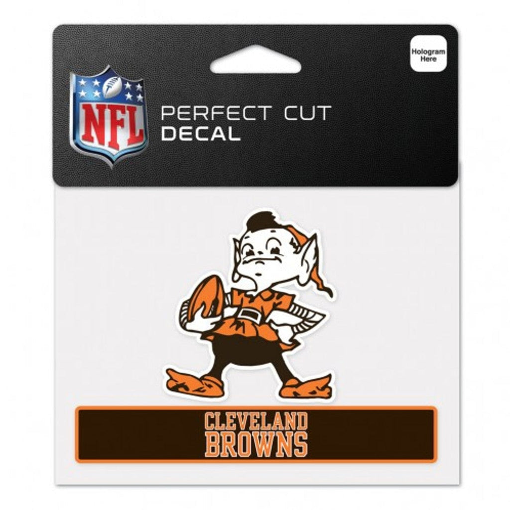 Decal 4.5x5.75 Perfect Cut Color Cleveland Browns Decal 4.5x5.75 Perfect Cut Color 032085479440