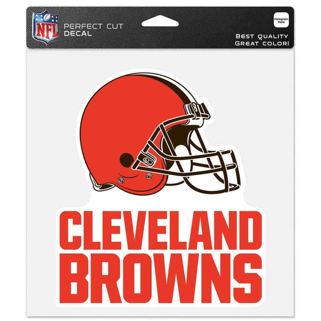 Decal 8x8 Perfect Cut Color Cleveland Browns Decal 8x8 Die Cut Color 032085807649