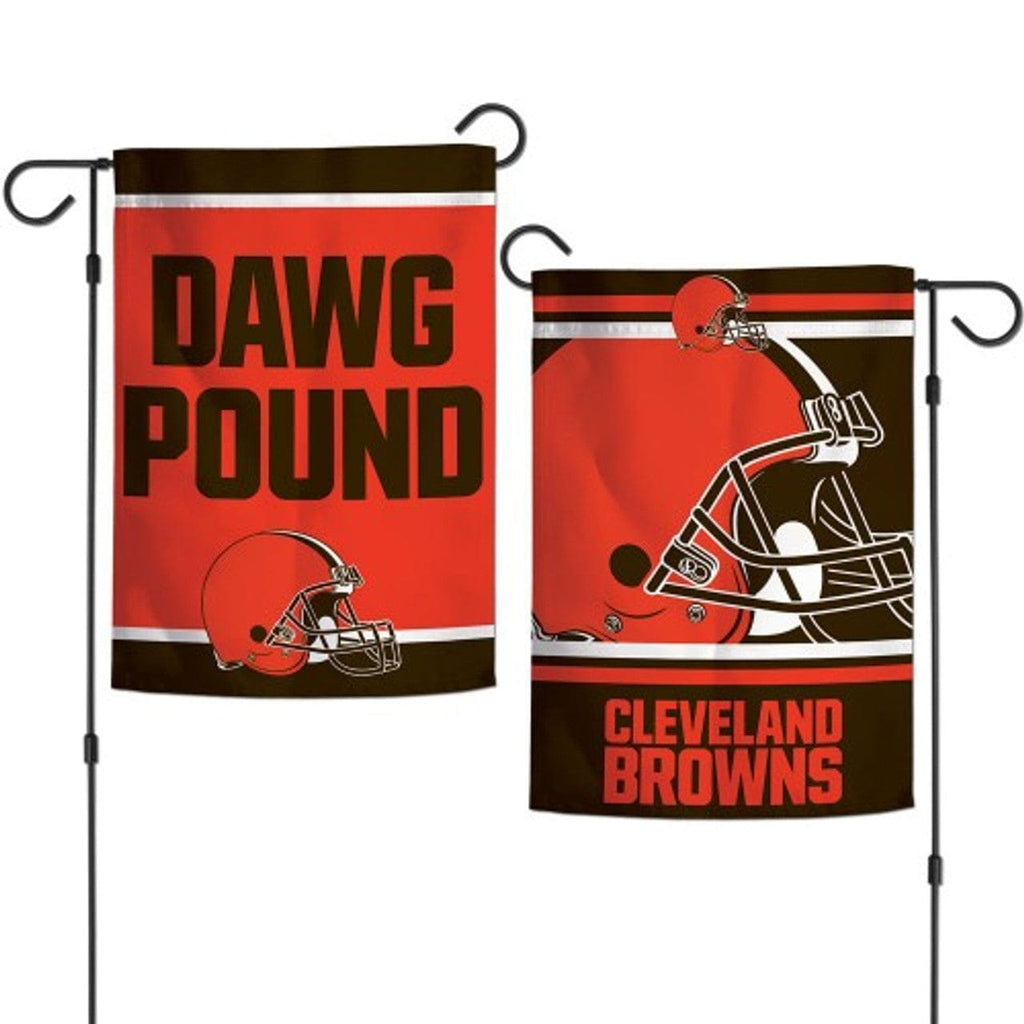 Flags 12x18 Cleveland Browns Flag 12x18 Garden Style 2 Sided Slogan Design - Special Order 032085758170