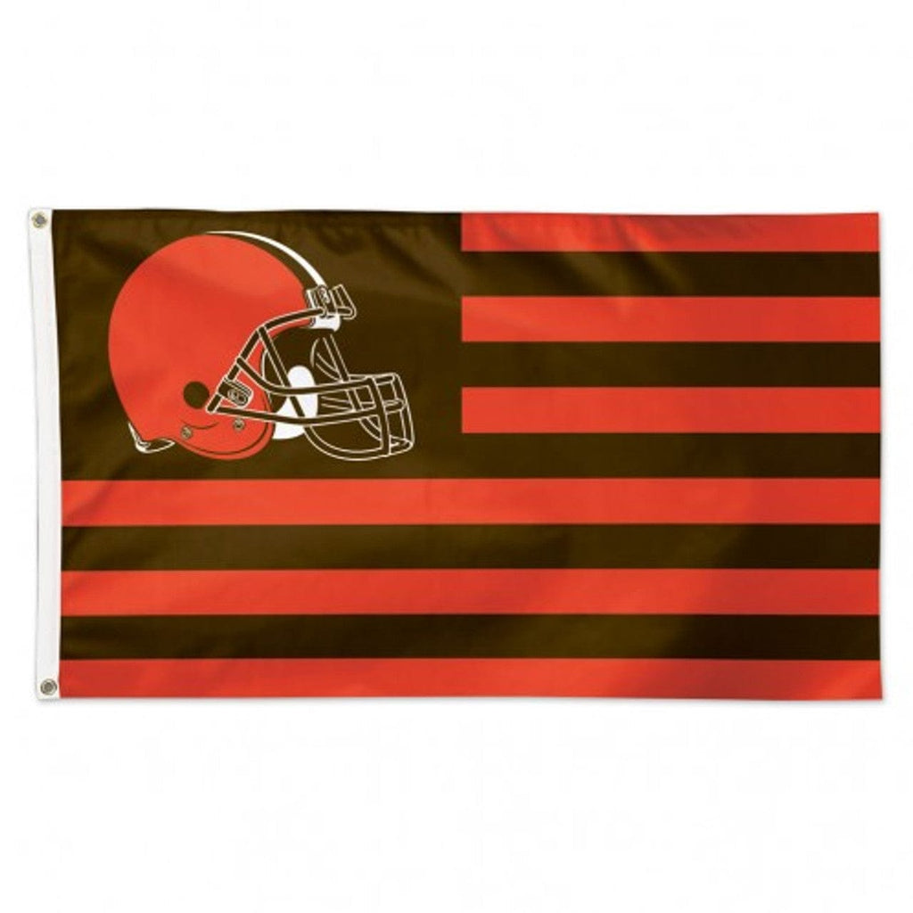 Flag 3x5 Cleveland Browns Flag 3x5 Deluxe Americana Design - Special Order 032085672414