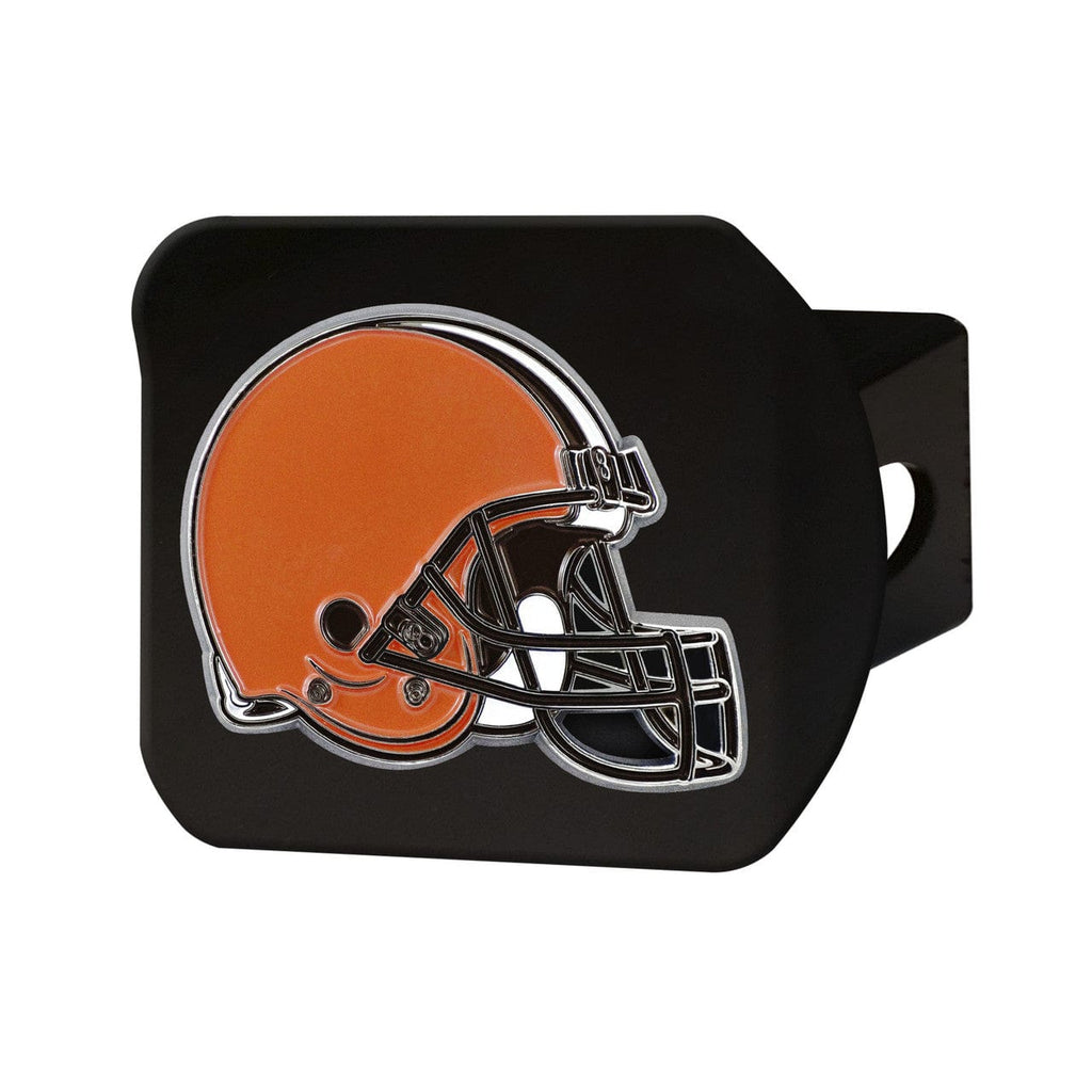 Auto Hitch Covers Cleveland Browns Hitch Cover Color Emblem on Chrome 842281125498