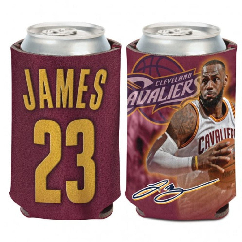 Cleveland Cavaliers Cleveland Cavaliers Can Cooler LeBron James Design CO 032085342102