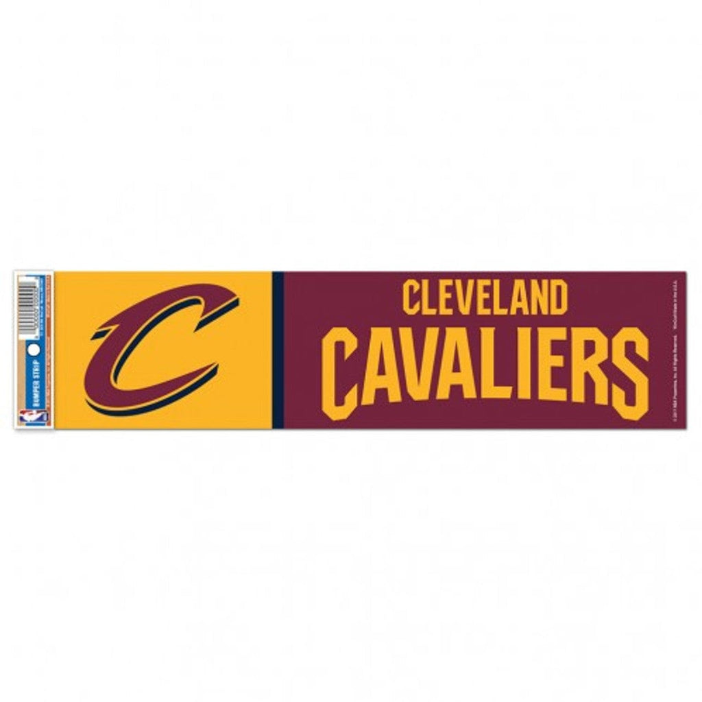 Decal 3x12 Bumper Strip Style Cleveland Cavaliers Decal 3x12 Bumper Strip Style 032085133076