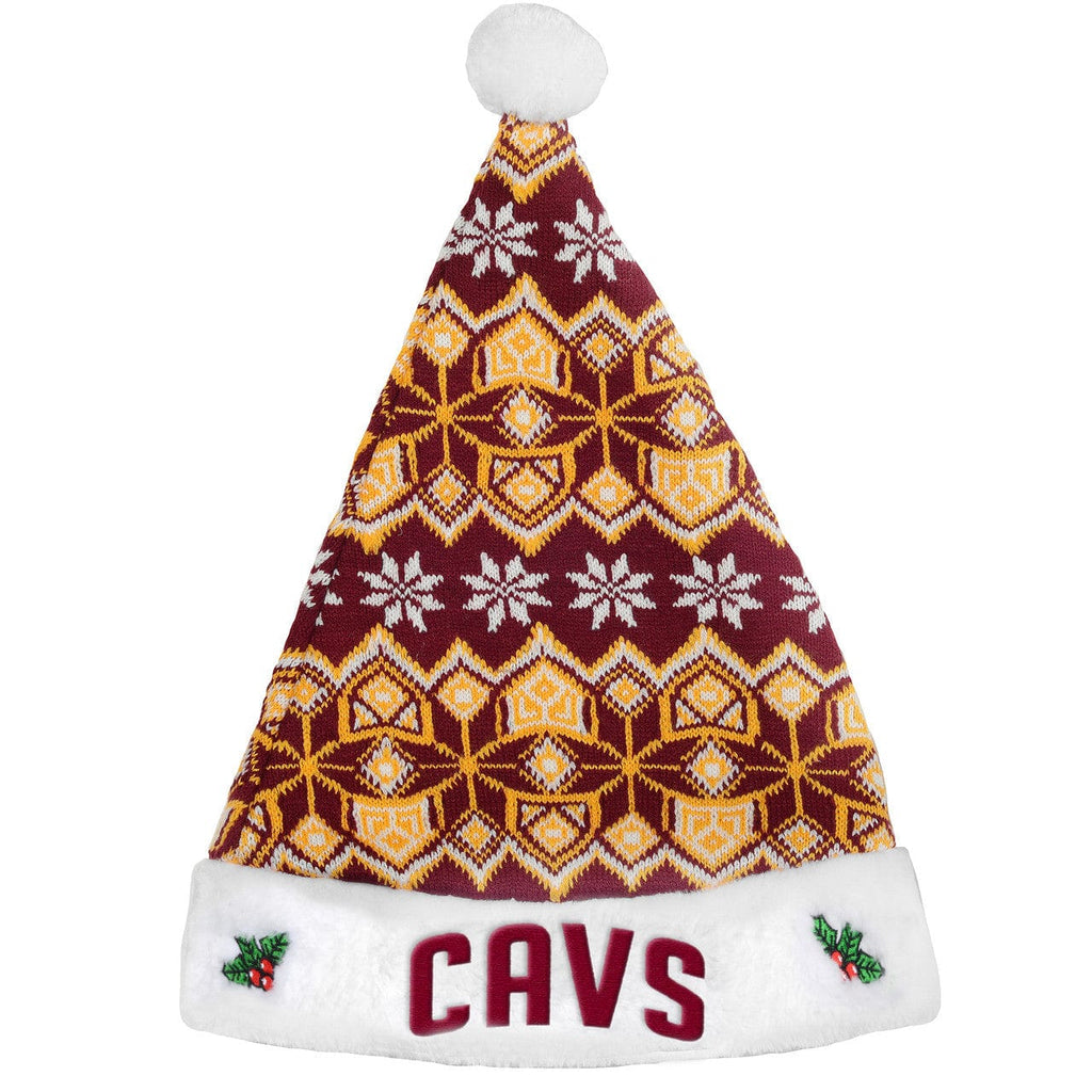 Holidays Cleveland Cavaliers Knit Santa Hat - 2015 889345095885