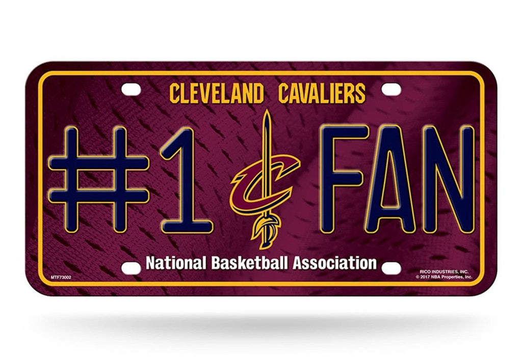 License Plate #1 Fan Cleveland Cavaliers License Plate #1 Fan C Logo - Special Order 767345426352