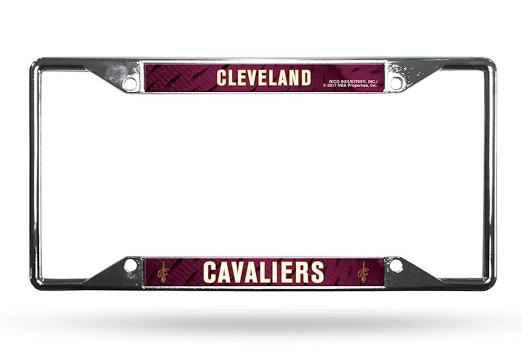 License Frame Chrome EZ Cleveland Cavaliers License Plate Frame Chrome EZ View - Special Order 767345425713