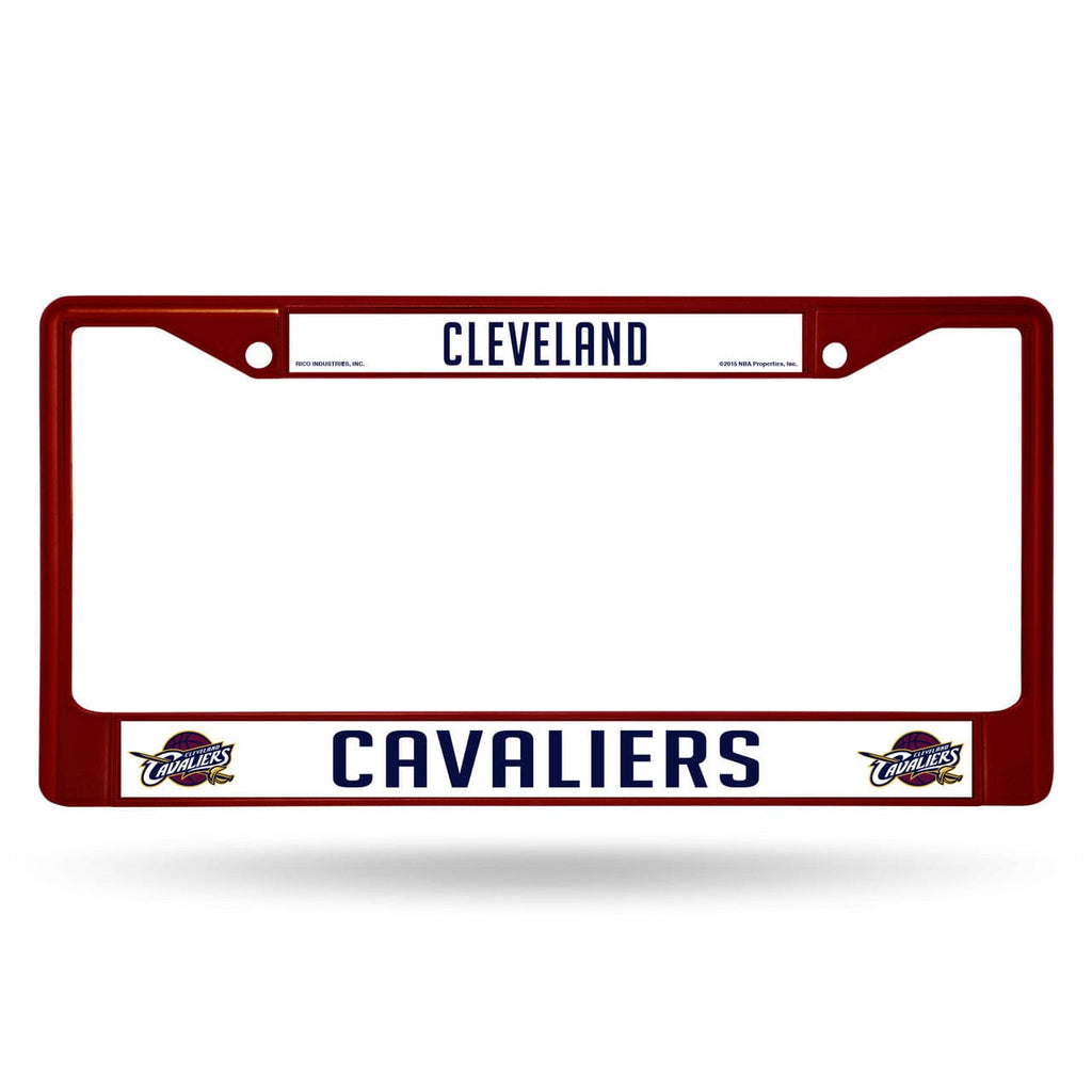 License Frame Metal Cleveland Cavaliers License Plate Frame Metal Maroon - Special Order 094746966089