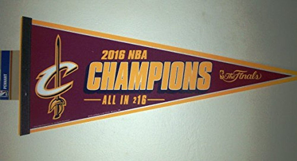 Cleveland Cavaliers Cleveland Cavaliers Pennant 12x30 2016 Champions Design CO 032085701022
