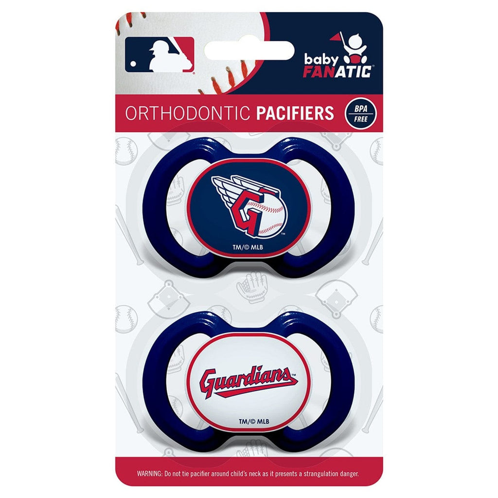 MLB Legacy Teams Cleveland Guardians Pacifier 2 Pack 705988018312