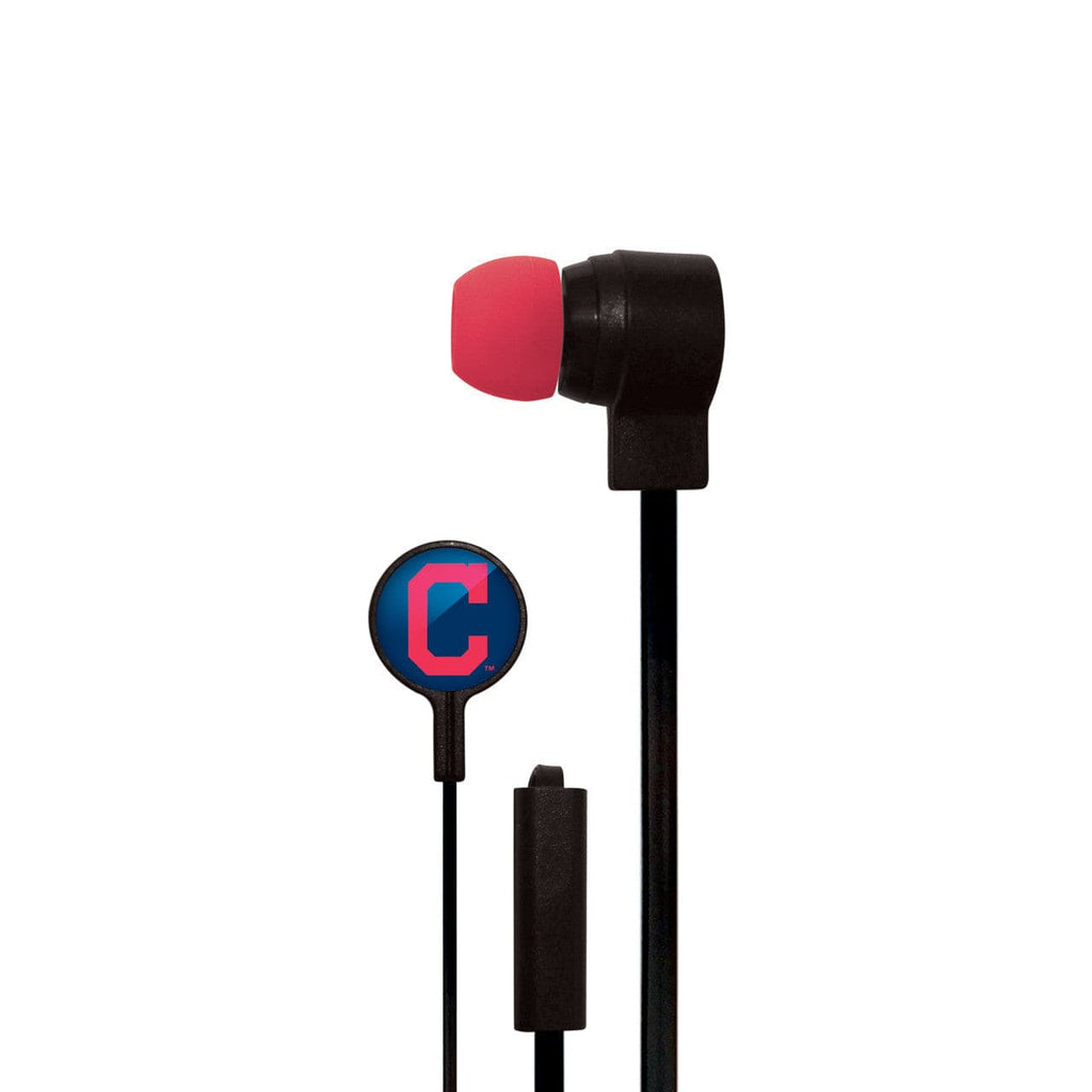 MLB Legacy Teams Cleveland Indians Big Logo Ear Buds CO 758302983810