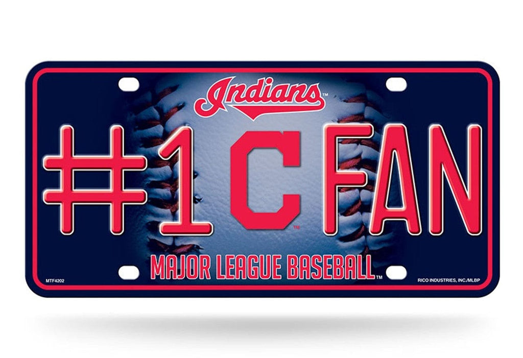 MLB Legacy Teams Cleveland Indians License Plate #1 Fan Alternate 767345533623