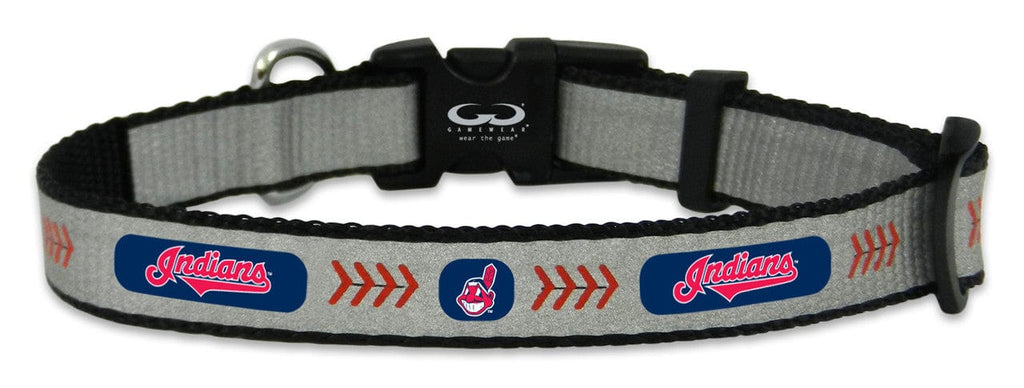 MLB Legacy Teams Cleveland Indians Pet Collar Reflective Baseball Size Toy CO 844214059054