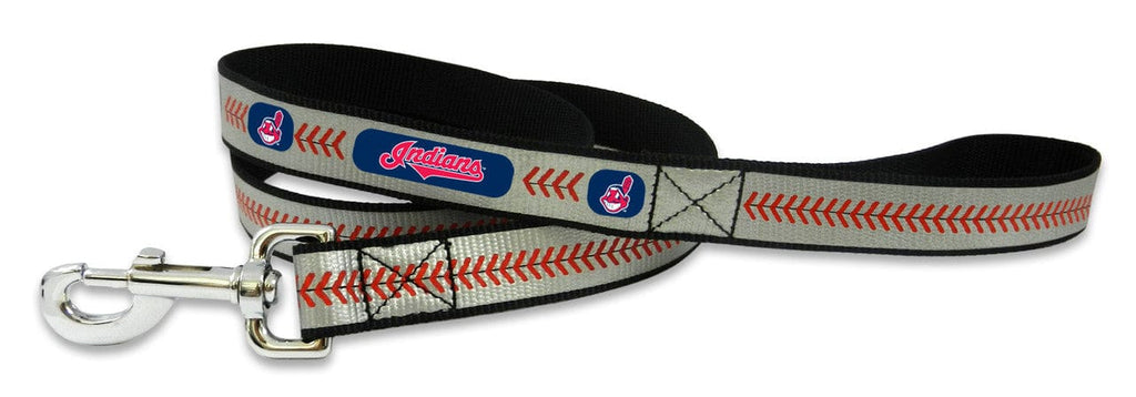 MLB Legacy Teams Cleveland Indians Pet Leash Reflective Baseball Size Small CO 844214058293